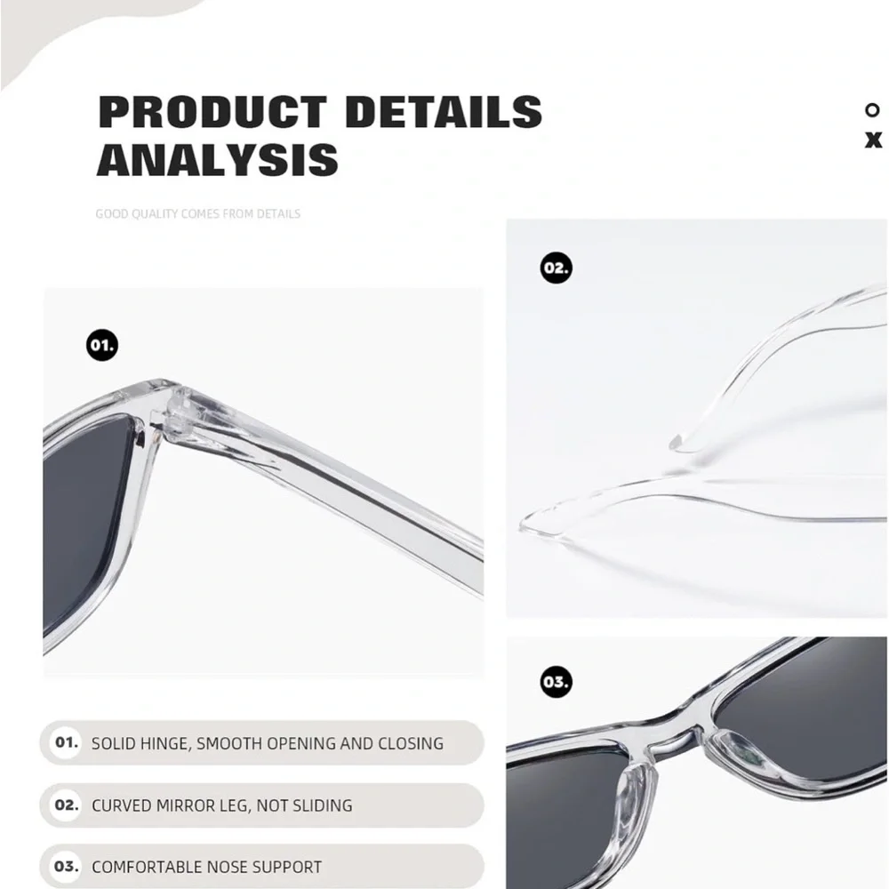 Polarized Sunglasses for Women or Men Trendy Classic Retro - UV400 Protection